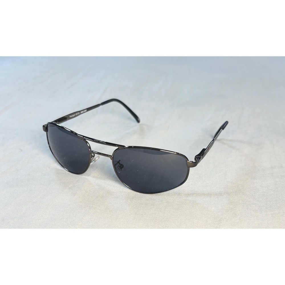 Vintage Swiss Army Voyager 25735 Sunglasses Gunmetal Aviator Mens Frames 58-20